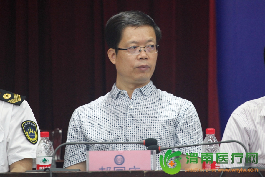 渭南市卫生和计划生育局副局长郝国庆 记者 赵雷 刘璐瑶摄