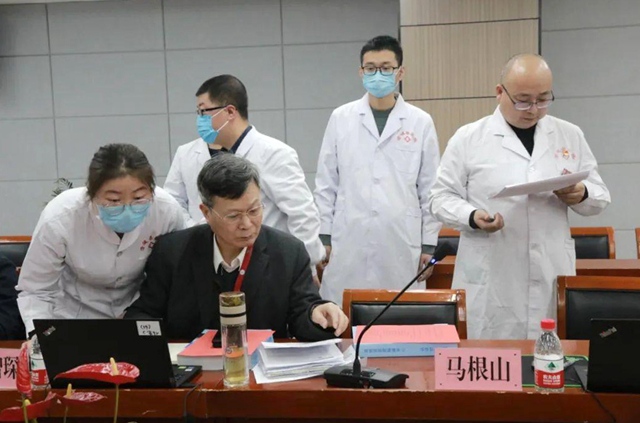中国胸痛中心专家组对澄城县医院胸痛中心建设工作进行现场核查。