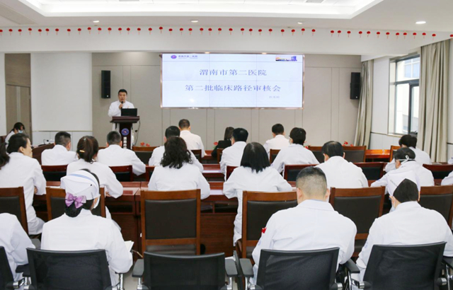 渭南市第二医院临床路径管理委员会召开第二批临床路径审核会。