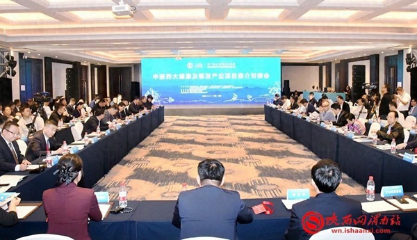 中医药大健康及银发产业项目推介对接会在渭南召开。记者 杨大君 摄.jpg